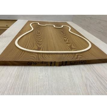 Ясень Печёный 180 гр заготовка на топ Тангент АА 18х178х600 мм (2шт книжкой)-4