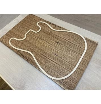 Зебрано "Птичий Глаз" заготовка на топ Радиал АА Волна А 22х170х580 мм - 2 шт. (книжкой)-2