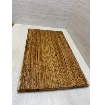 Зебрано "Птичий Глаз" заготовка на топ Радиал АА Волна А 22х170х580 мм - 2 шт. (книжкой)-8