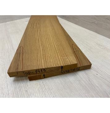 Ясень Печёный 180 гр заготовка на топ Смешанный АА 18.5х177х535 мм 2шт (книжкой)-2