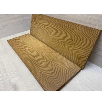 Ясень Печёный 180 гр заготовка на топ Тангент АА 19х194х565 мм 2шт (книжкой)-1