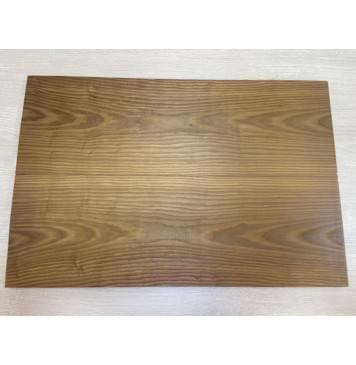 Ясень Печёный 180 гр заготовка на топ Тангент АА 17х195х585 мм 2шт (книжкой)-0