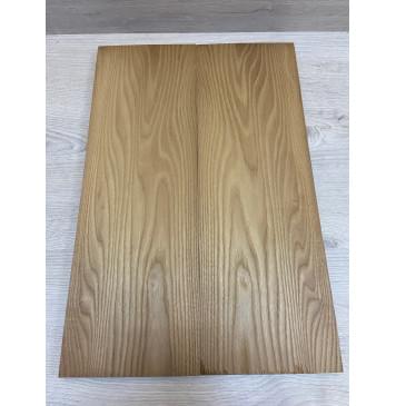 Ясень Печёный 150 гр заготовка на топ Тангент ААА 19х160х475 мм 2шт (книжкой)-0