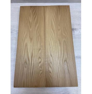 Ясень Печёный 150 гр заготовка на топ Тангент ААА 19х160х475 мм 2шт (книжкой)-1