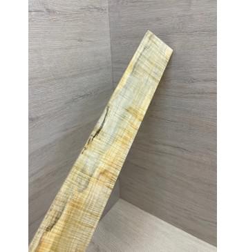 Клён Американский Волнистый заготовка накладки для электрогитары Смешанный ААА Волна ААА 9х70х550 мм-19