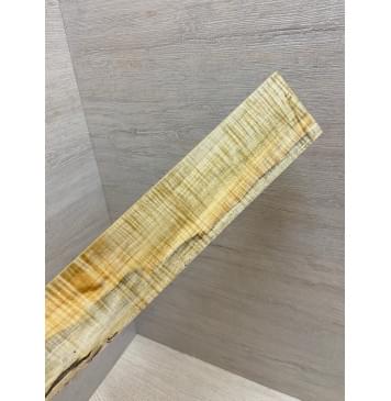 Клён Американский Волнистый заготовка накладки для электрогитары Смешанный ААА Волна ААА 9х70х550 мм-15