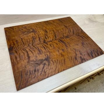 Берёза Пламенная Печеная 180гр заготовка на топ Тангент АА Волна ААА 9х231х580 мм - 2 шт.(книжкой)-4