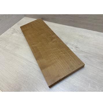 Клён Облачко Печеный 180 гр заготовка на топ Смешанный ААА Волна А 26х190х530 мм (1шт под распил)-4