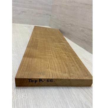 Клён Облачко Печеный 180 гр заготовка на топ Смешанный ААА Волна А 26х190х530 мм (1шт под распил)-5