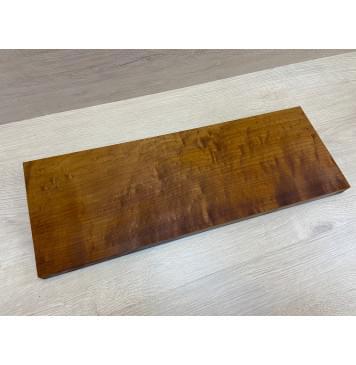 Клён Облачко Печеный 180 гр заготовка на топ Смешанный ААА Волна А 26х190х530 мм (1шт под распил)-7