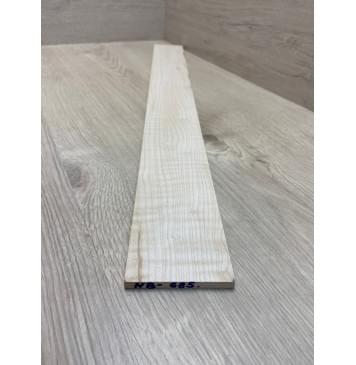 Клён Белый Явор, Волнистый заготовка накладки для бас-гитары Смешанный А Волна А 7.3х72х690 мм-6