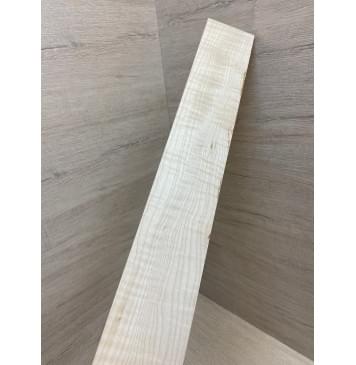 Клён Белый Явор, Волнистый заготовка накладки для бас-гитары Смешанный А Волна А 7.3х72х690 мм-5