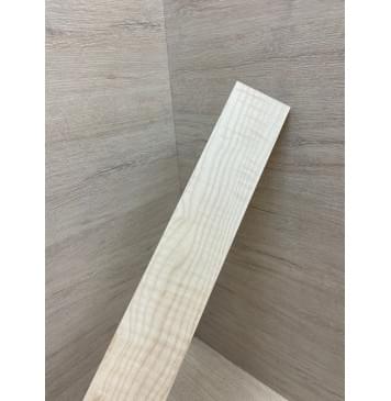 Клён Белый Явор, Волнистый заготовка накладки для бас-гитары Смешанный ААА Волна А 8.3х72х690 мм-8