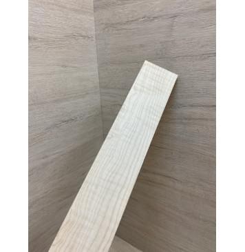 Клён Белый Явор, Волнистый заготовка накладки для бас-гитары Смешанный ААА Волна А 9.5х72х690 мм-4