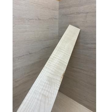 Клён Белый Явор, Волнистый заготовка накладки для бас-гитары Смешанный ААА Волна А 9.5х72х690 мм-7