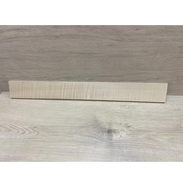 Клён Белый Явор, Волнистый заготовка накладки для бас-гитары Радиал ААА Волна АА 8.5х80х700 мм-3