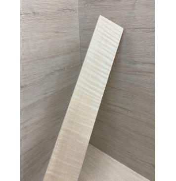 Клён Белый Явор, Волнистый заготовка накладки для бас-гитары Радиал ААА Волна АА 8.5х80х700 мм-8