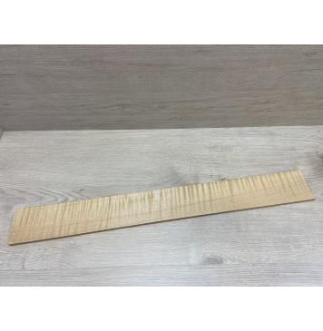 Клён Белый Явор, Волнистый заготовка накладки для бас-гитары Радиал ААА Волна АА 8.5х80х700 мм-9