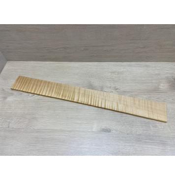 Клён Белый Явор, Волнистый заготовка накладки для бас-гитары Радиал ААА Волна АА 8.5х80х700 мм-0