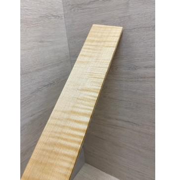 Клён Белый Явор, Волнистый заготовка накладки для бас-гитары Радиал ААА Волна АА 8.5х80х700 мм-10