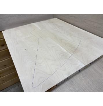 Клён Белый заготовка на топ  Тангент ААА 19х290х660 мм - 2 шт (книжкой)-1