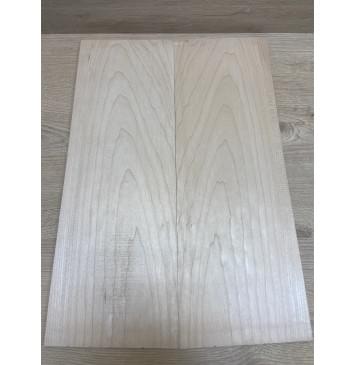 Клён Белый заготовка на топ Тангент АА 6х170х490 мм - 2 шт (книжкой)-0