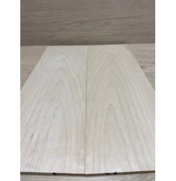 Клён Белый заготовка на топ Тангент АА 6х170х490 мм - 2 шт (книжкой)-2