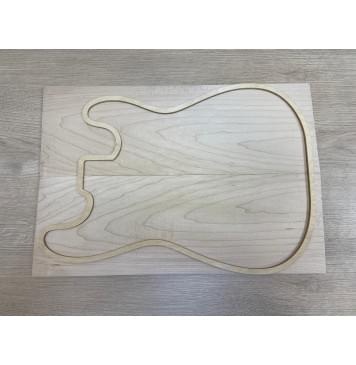 Клён Белый заготовка на топ Тангент АА 6х170х490 мм - 2 шт (книжкой)-3