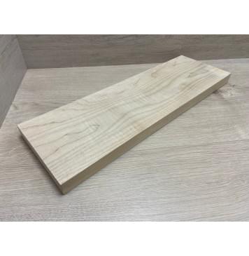 Клён Белый Явор, Волнистый заготовка на топ Тангент ААА Волна А 28х172х540 мм (1шт под распил)-4