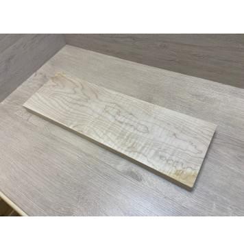 Клён Белый Явор, Волнистый заготовка на топ Тангент ААА Волна А 28х173х545 мм (1шт под распил)-0