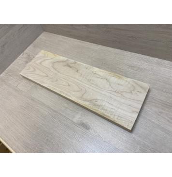 Клён Белый Явор, Волнистый заготовка на топ Тангент ААА Волна А 28х171х540 мм (1шт под распил)-5