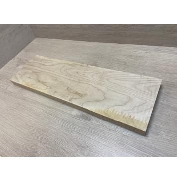 Клён Белый Явор, Волнистый заготовка на топ Тангент ААА Волна А 28х171х540 мм (1шт под распил)-4