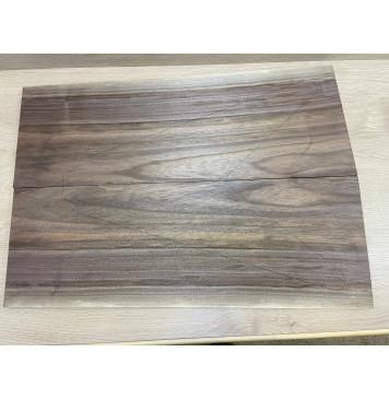 Орех Американский Заболонь заготовка на топ Смешанный ААА 14.5х224-254х680 мм - 2 шт. (книжкой)-0