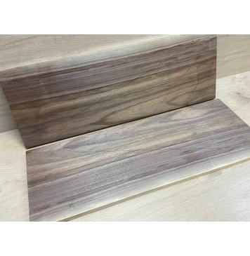 Орех Американский Заболонь заготовка на топ Смешанный ААА 14.5х224-254х680 мм - 2 шт. (книжкой)-1