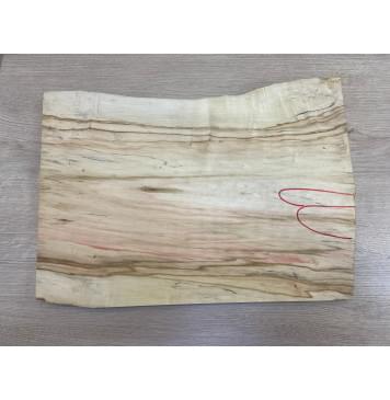 Клён Американский  заготовка на топ Тангент АА 25х320-330х430-480 мм - (цельный)-0