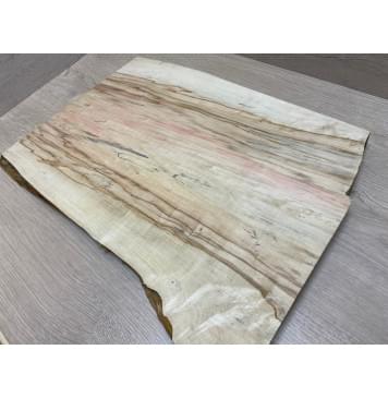 Клён Американский  заготовка на топ Тангент АА 25х320-330х430-480 мм - (цельный)-4