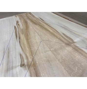 Клён Американский заготовка на топ Смешанный АА 28.5х234-195х635 мм - 2шт (книжкой)-3