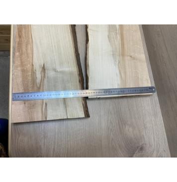 Клён Американский заготовка на топ Смешанный АА 28.5х234-195х635 мм - 2шт (книжкой)-5