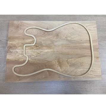 Клён Американский заготовка на топ Смешанный АА 23.5х182х540 мм - 2шт (книжкой)-7