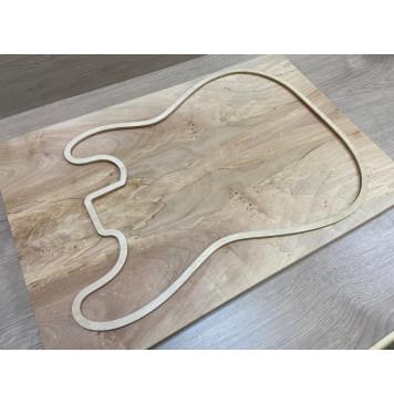 Клён Американский заготовка на топ Смешанный АА 23.5х182х540 мм - 2шт (книжкой)-5