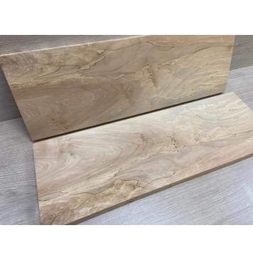 Клён Американский заготовка на топ Смешанный АА 23.5х182х540 мм - 2шт (книжкой)-2