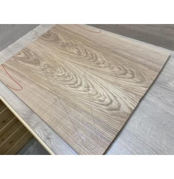 Ясень Оливковый заготовка на топ Смешанный АА 19х246х615 мм - 2шт (книжкой)-1