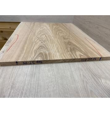 Ясень Оливковый заготовка на топ Смешанный АА 19х246х615 мм - 2шт (книжкой)-2