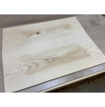 Ясень Белый заготовка на топ Тангент А 18х250х650 мм - 2шт (книжкой)-3