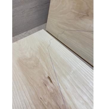 Ясень Белый заготовка на топ Тангент А 18х250х650 мм - 2шт (книжкой)-7