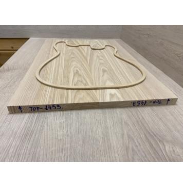 Ясень Оливковый заготовка на топ Смешанный ААА 18.5х193х575 мм - 2шт (книжкой)-4