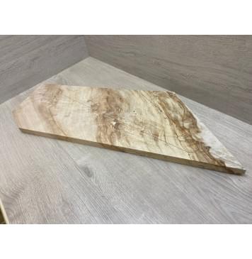 Клён Американский Волнистый заготовка на топ Смешанный А Волна А 23х240х540-700 мм (1шт под распил)-12