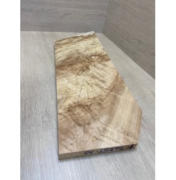 Клён Американский Волнистый заготовка на топ Смешанный А Волна А 23х240х540-700 мм (1шт под распил)-13