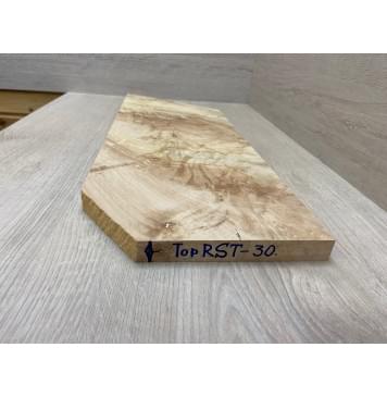 Клён Американский Волнистый заготовка на топ Смешанный А Волна А 23х240х540-700 мм (1шт под распил)-3