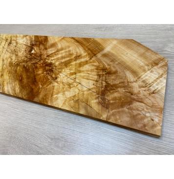 Клён Американский Волнистый заготовка на топ Смешанный А Волна А 23х240х540-700 мм (1шт под распил)-0